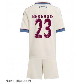 Billige Fotballdrakt Ajax Steven Berghuis #23 Replika Tredjedraktsett Barn 2025-26 Kortermet (med bukser)